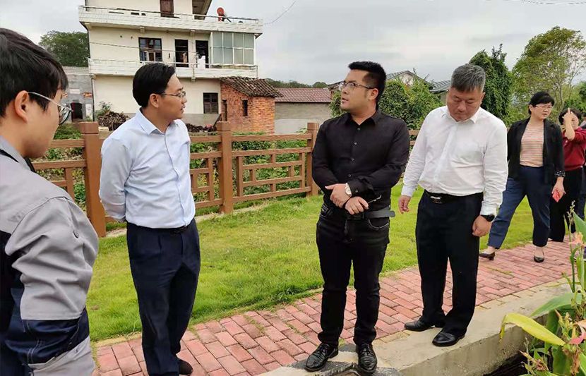 江西省生態(tài)環(huán)境廳監(jiān)察組組長李鵬云等一行蒞臨挺進環(huán)保廣昌項目調研