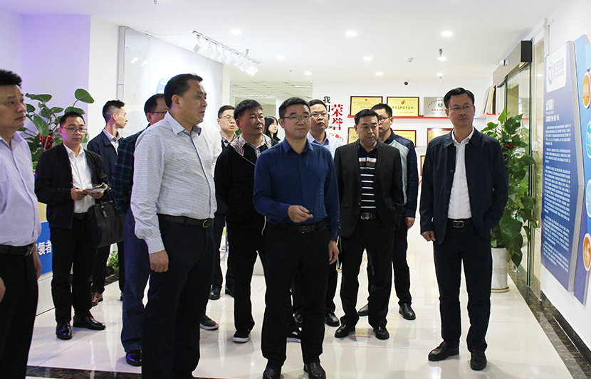 岑溪市稀土產業(yè)發(fā)展與礦山綜合治理考察組一行蒞臨挺進環(huán)保參觀考察